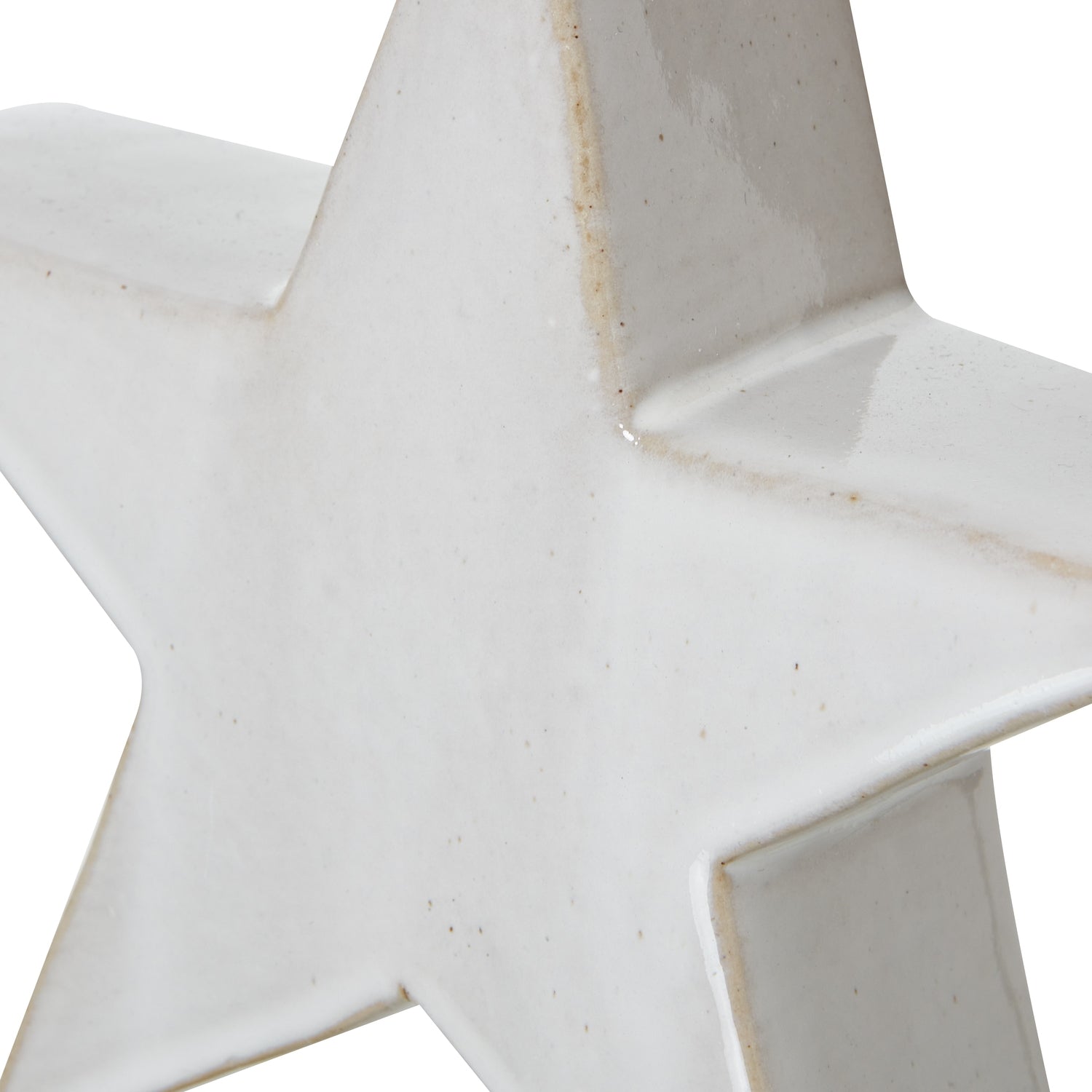 Medium Ceramic Standing Star Decoration