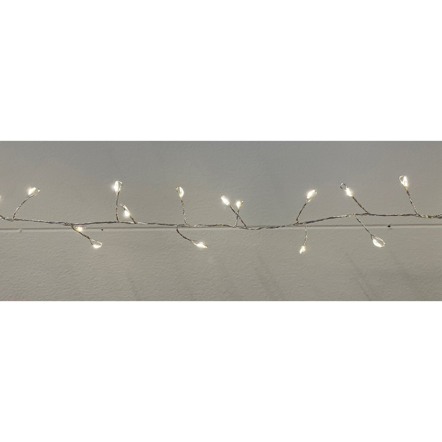 7.2m/23ft 6in Plug In LED Warm White Cluster Micro Lights