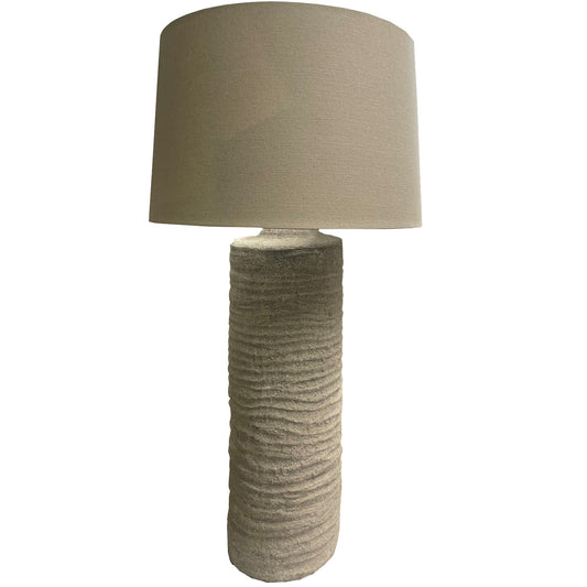 Tall Tuscan Grey Lamp