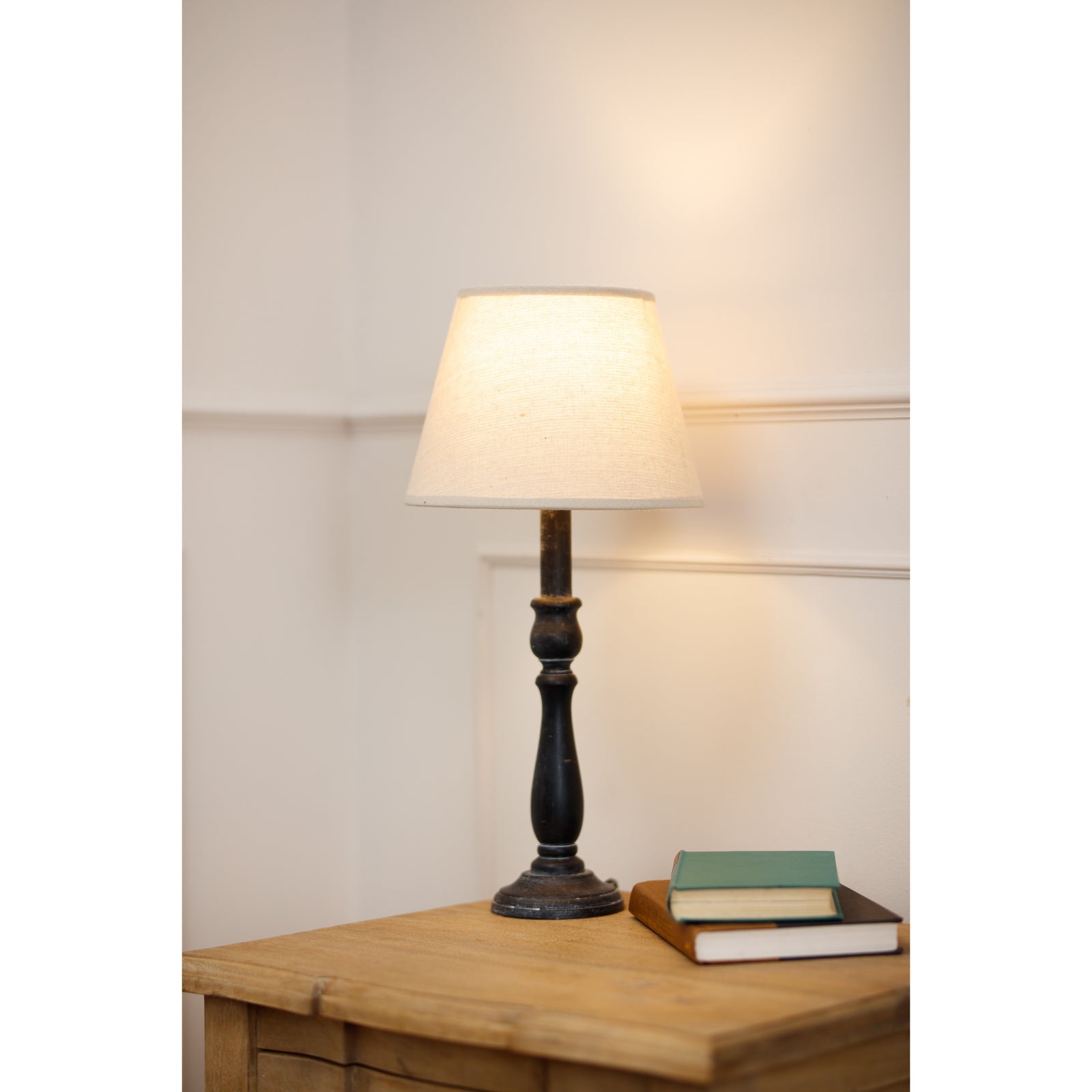 Ravenna Column Table Lamp With Linen Shade