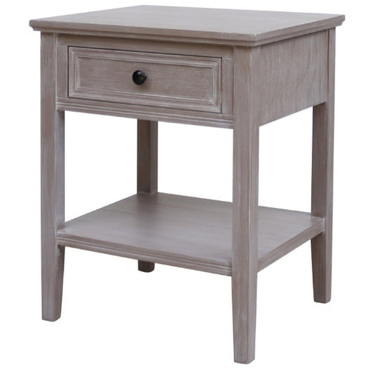 The Serene Collection One Drawer Side Table