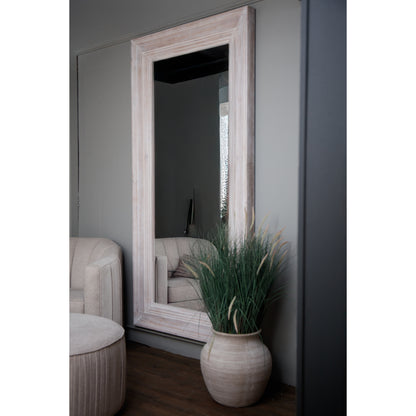 Harewood White Washed  Large Mirror