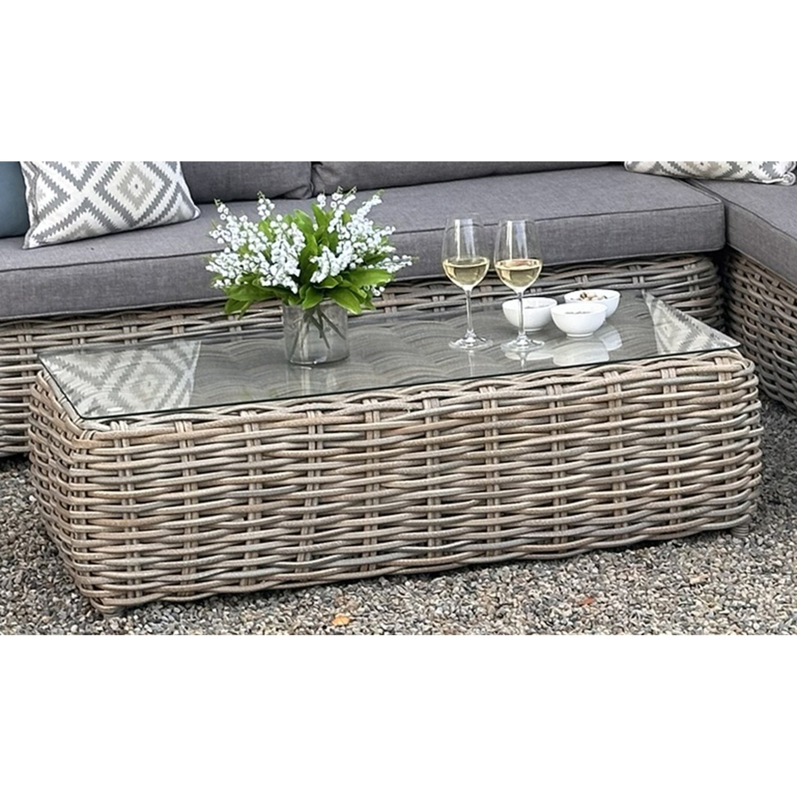 Amalfi Collection Outdoor Large Corner Set