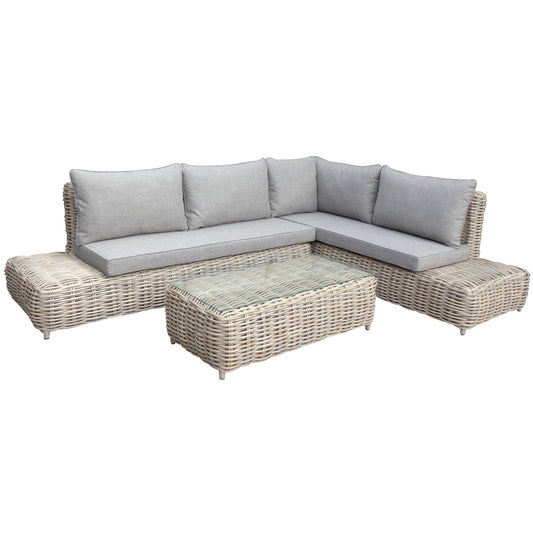 Amalfi Collection Outdoor Large Corner Set