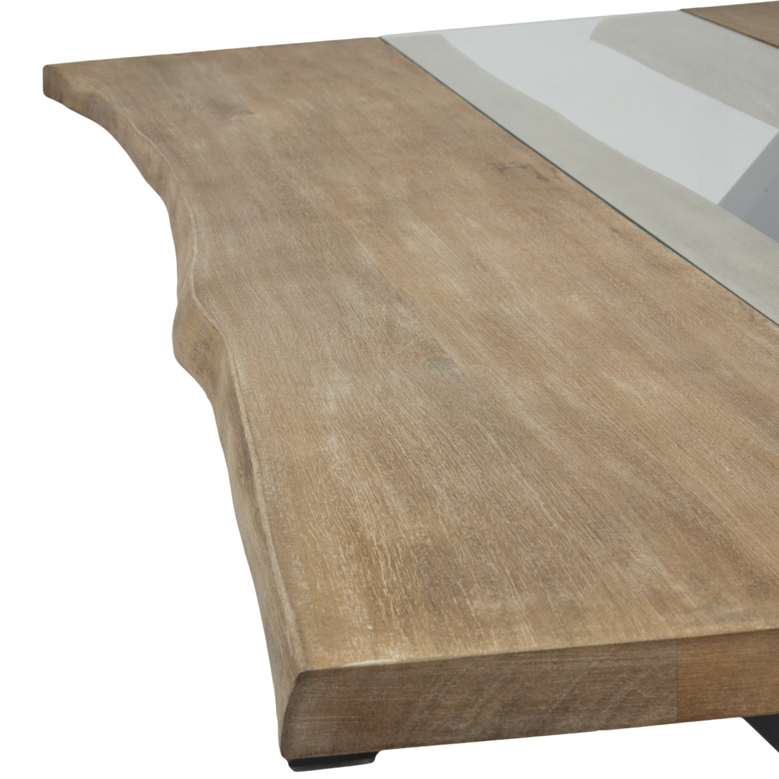 Live Edge Collection Light Acacia River Dining Table