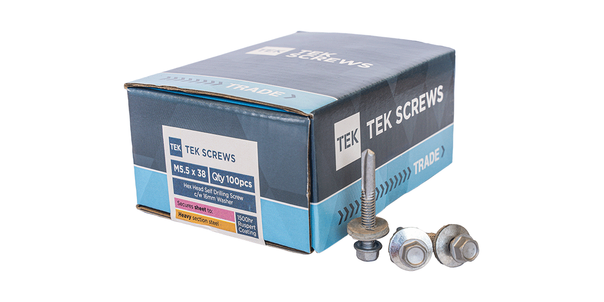 TEK Hex Head Self Drilling Screw (Sheet to Heavy Section Steel)