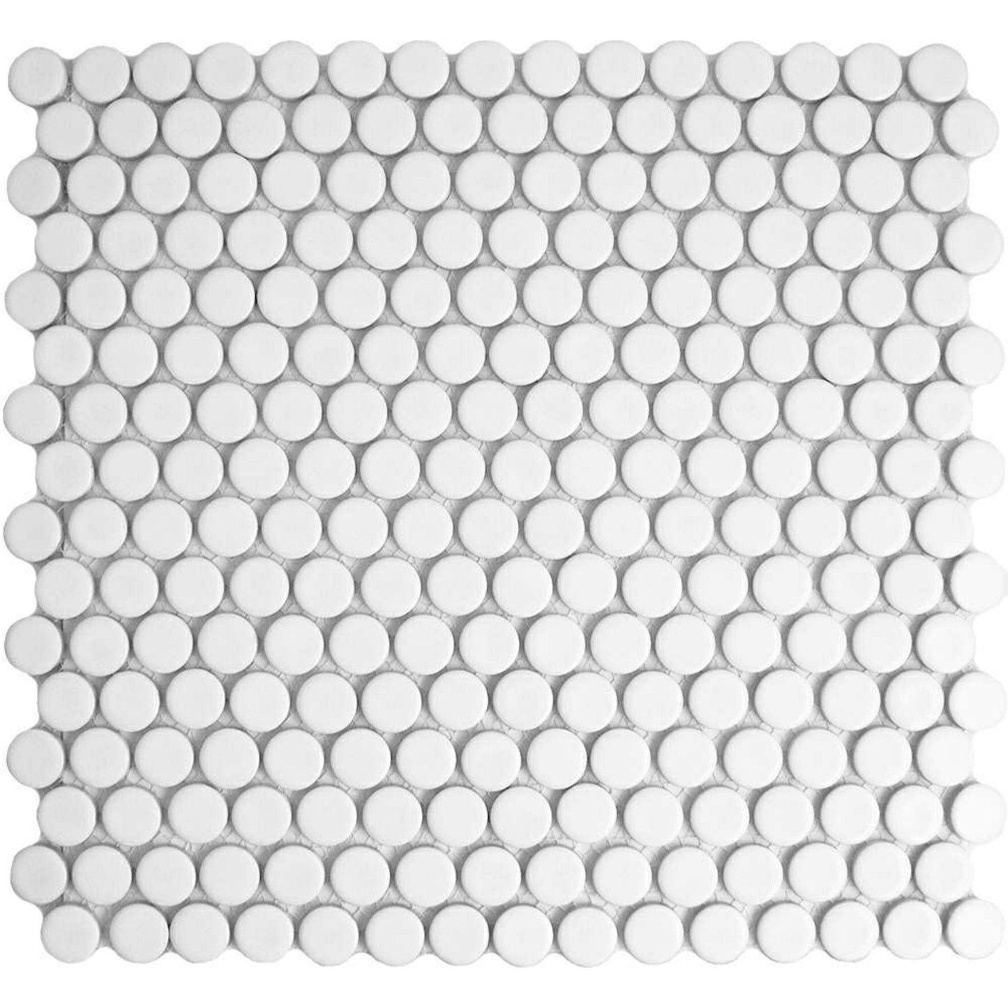 Pixel White Circular Matt 19mm