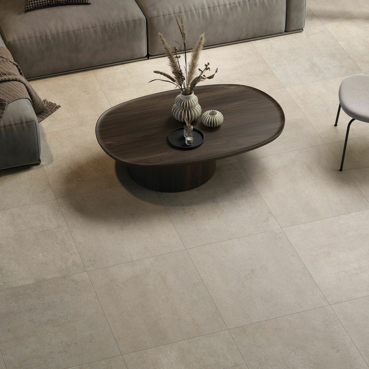 Clay Stone Effect Beige Stone Effect Floor Tiles