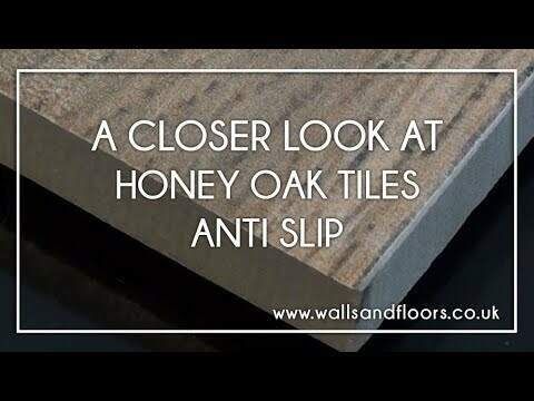 Sample - Mumble C/A Honey Oak Anti-Slip Wood Effect Tile 15x90
