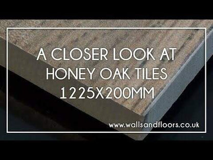 Mumble C Honey Oak Wood Effect Tile 195x1215