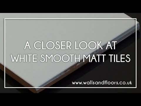 Liso White Flat Matt Metro Tiles 200x100