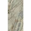 Abstract Rectified Polished Porcelain Green Floor Tiles