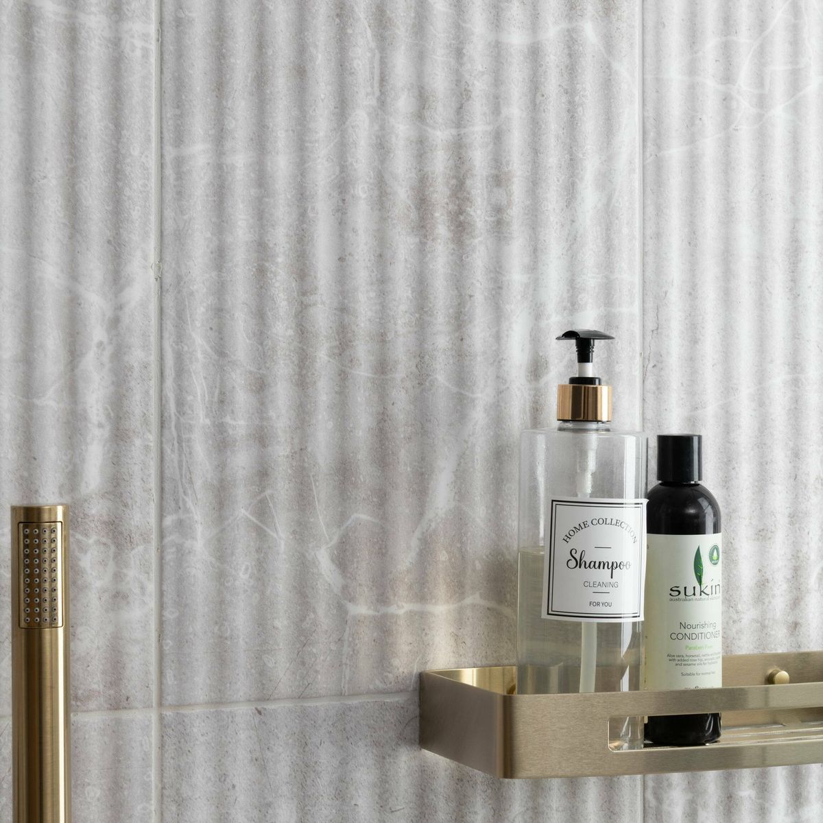 Agora Light Grey Matt Marble Effect Decor Wall Tile 600x300