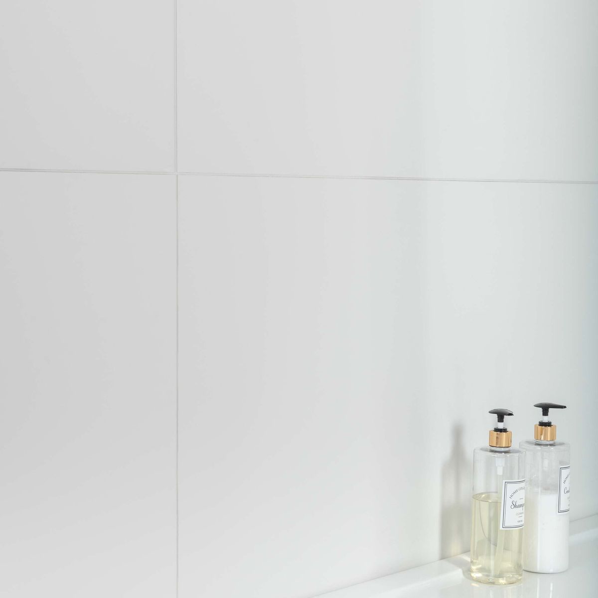 Sample - Alaska Mate White Matt Tiles 1200x600