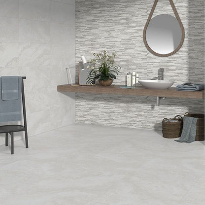 Sample Cipriani Blanco Stone Effect 608x608 Tiles