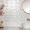 Sample - Carrara Sky Axis Marble Effect Tiles