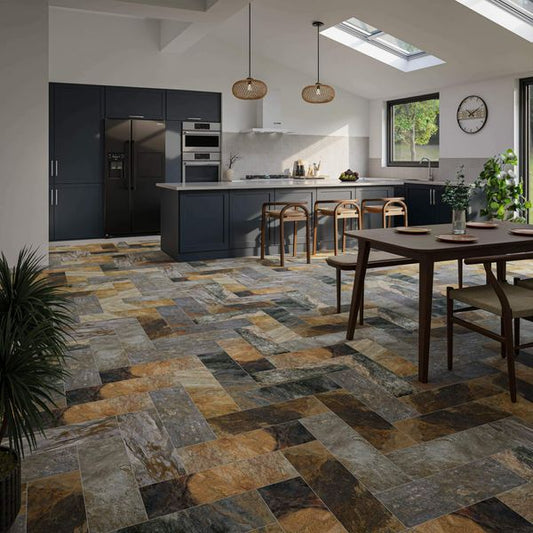 Sample Rodeno Mix Matt Slate Effect Wall and Floor Tiles 570x190