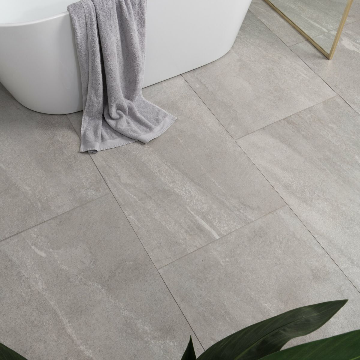 Sample - Astra Grey Matt Stone Effect Tiles 1200x600