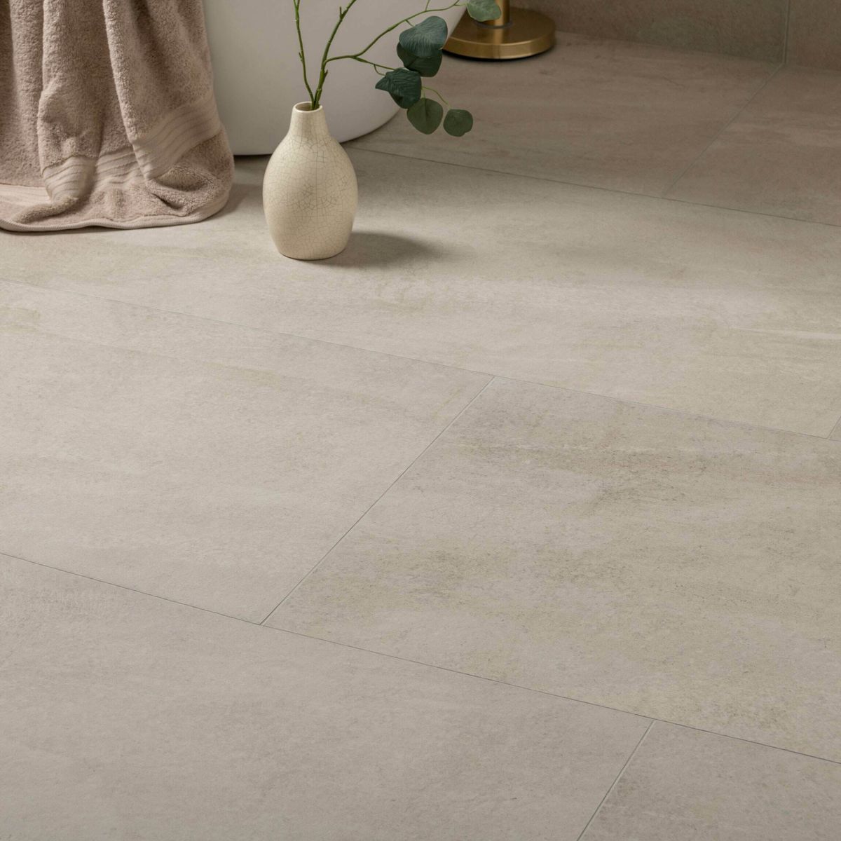 Astra Ivory Matt Stone Effect Tiles 1200x600