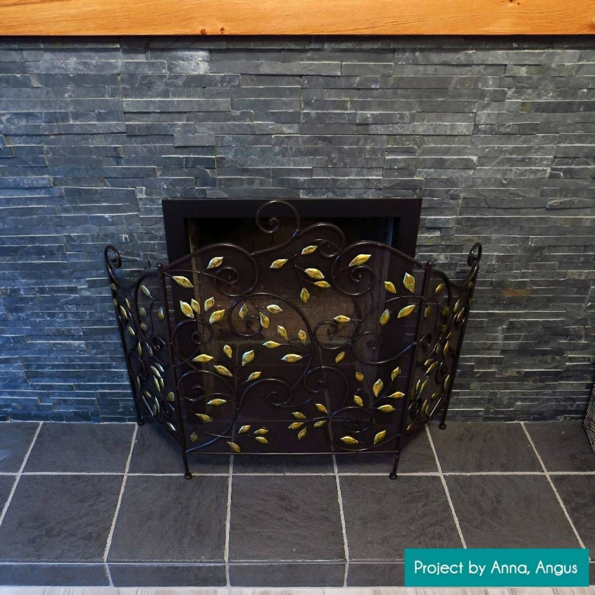 Ledgestone Black Slate Split Face 150x300