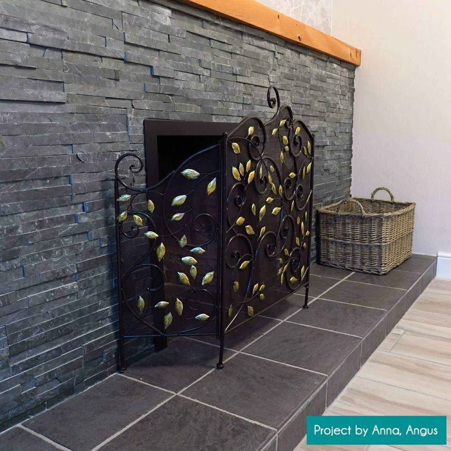 Ledgestone Black Slate Split Face 150x300