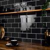 Liso Black Gloss Metro Tiles 100x200