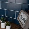Liso Marino Blue Gloss Metro Tiles 100x200