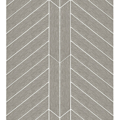 Ancona Chevron Grey Wood Effect Tile