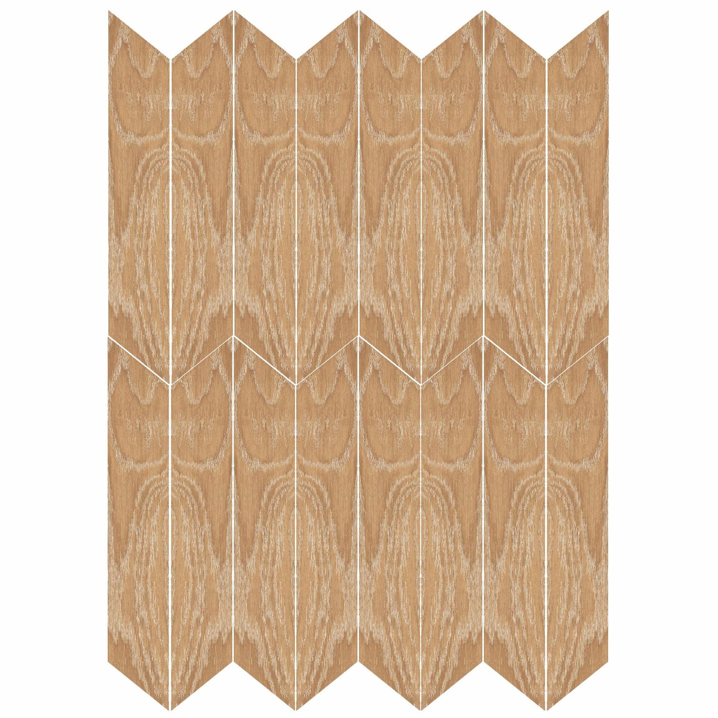 Ancona Chevron Nature Wood Effect Tile