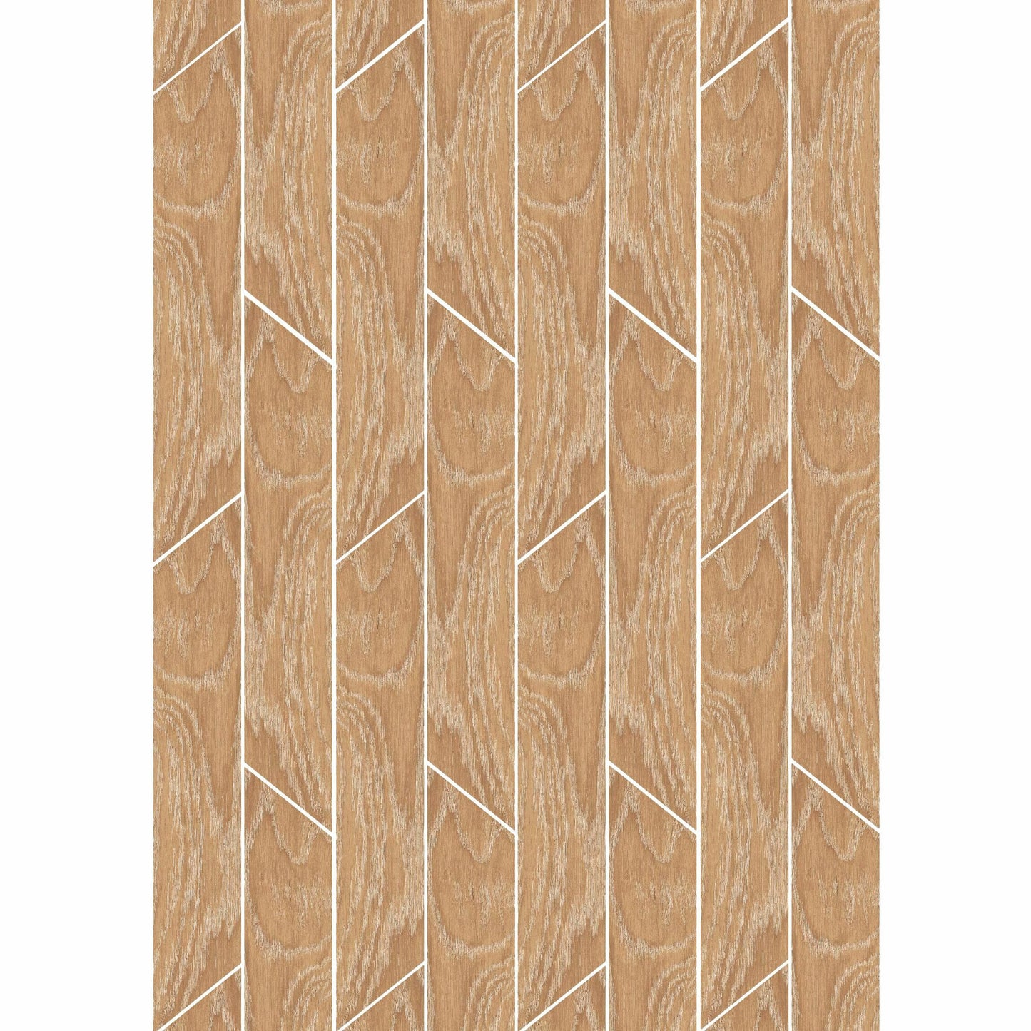 Ancona Chevron Nature Wood Effect Tile