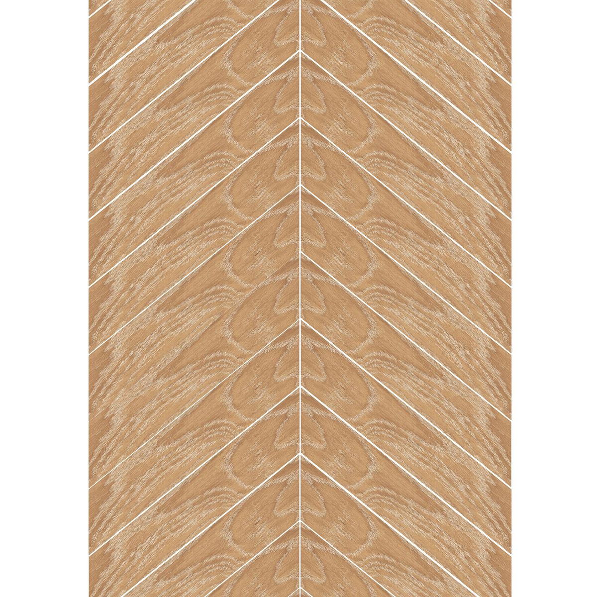 Sample - Ancona Chevron Nature Wood Effect Tile