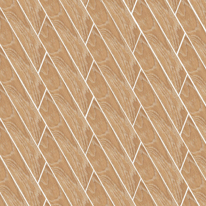 Ancona Chevron Nature Wood Effect Tile