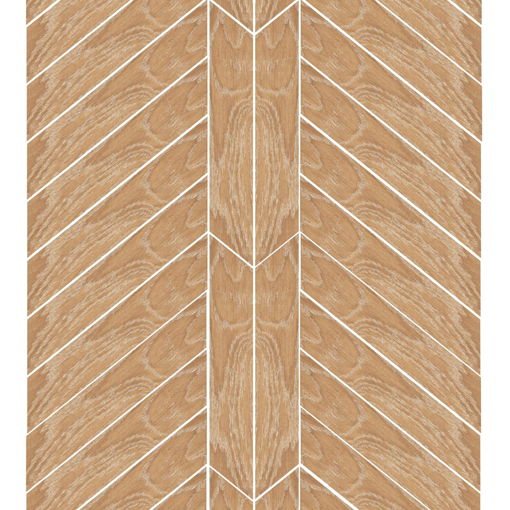 Ancona Chevron Nature Wood Effect Tile