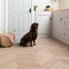 Sample - Ancona Chevron Nature Wood Effect Tile