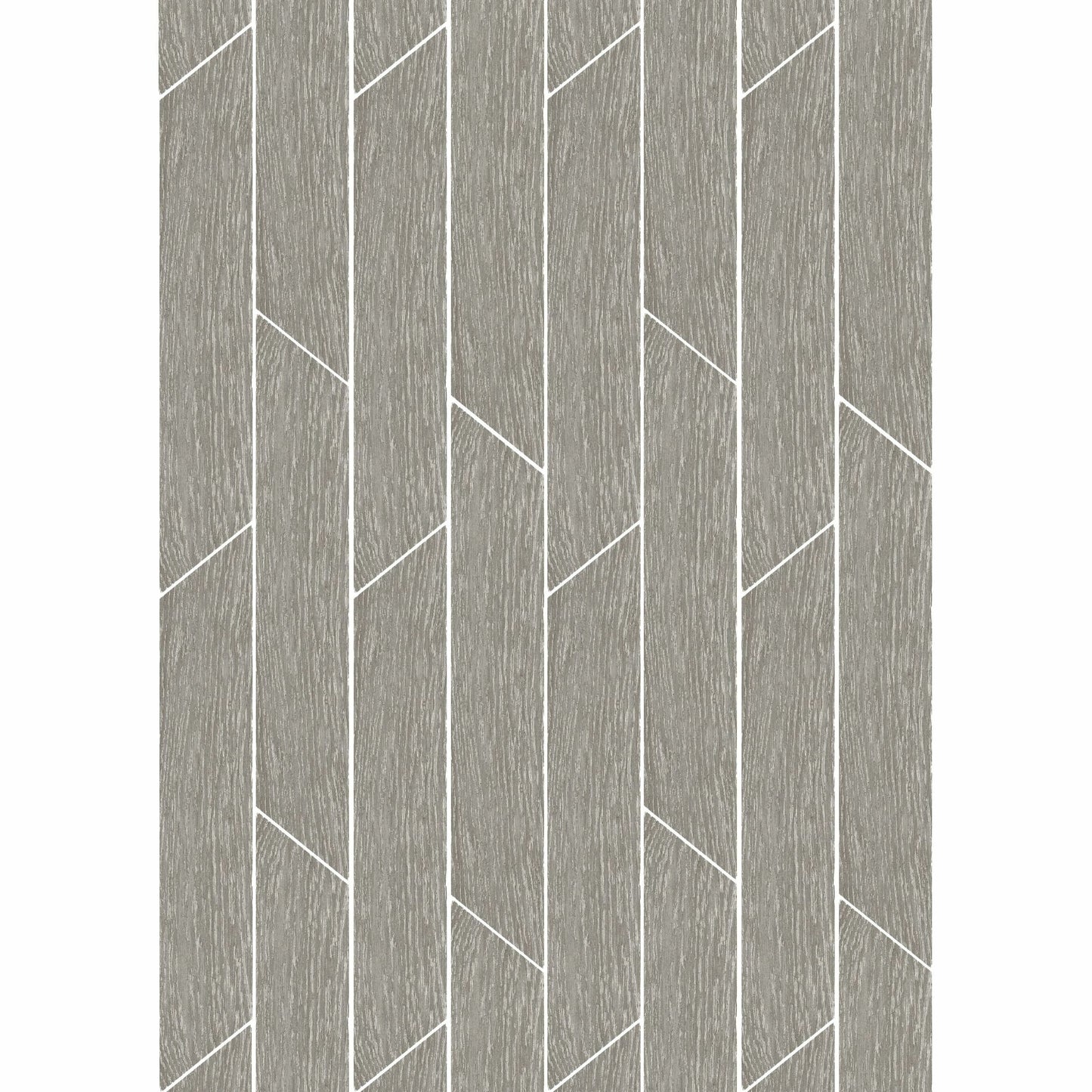 Ancona Chevron Grey Wood Effect Tile