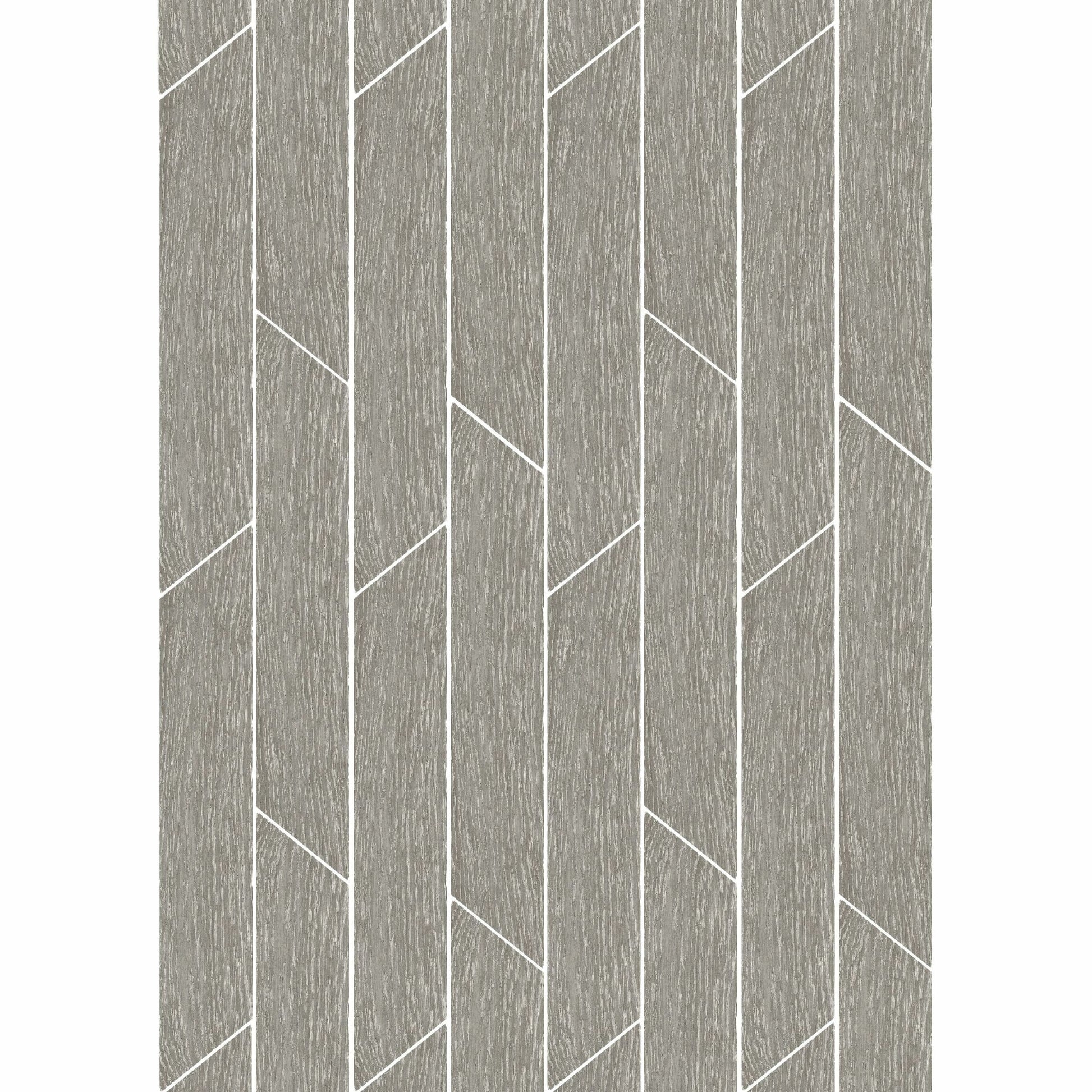 Ancona Chevron Grey Wood Effect Tile