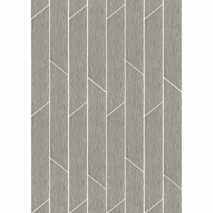 Ancona Chevron Grey Wood Effect Tile