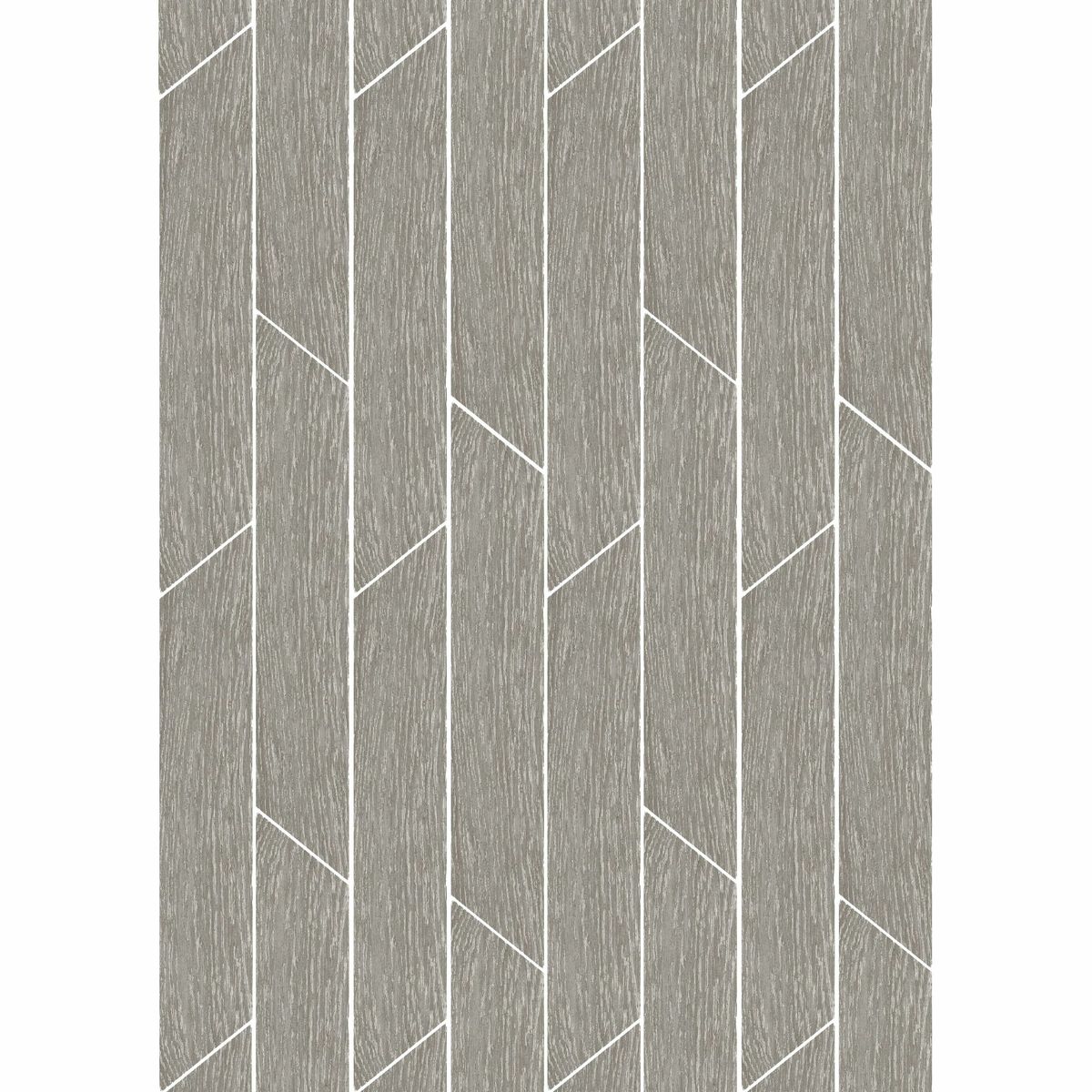 Sample - Ancona Chevron Grey Wood Effect Tile