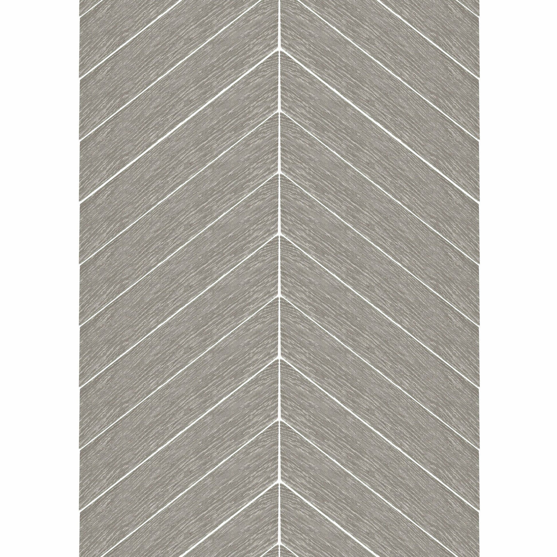 Ancona Chevron Grey Wood Effect Tile