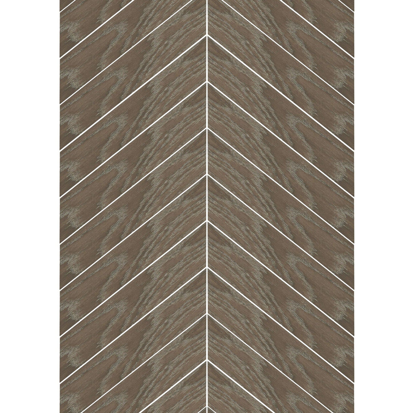 Ancona Chevron Chocolate Wood Effect Tile