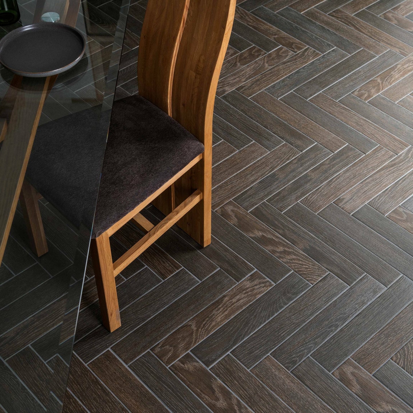 Ancona Chocolate Wood Effect Tile