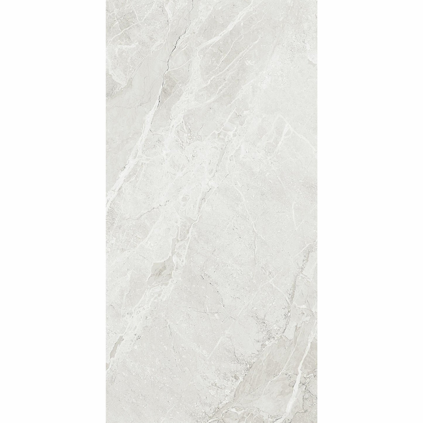 Makrana Breccia Blanco Polished Marble Effect Tile 300x600