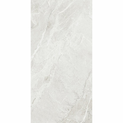 Makrana Breccia Blanco Polished Marble Effect Tile 300x600