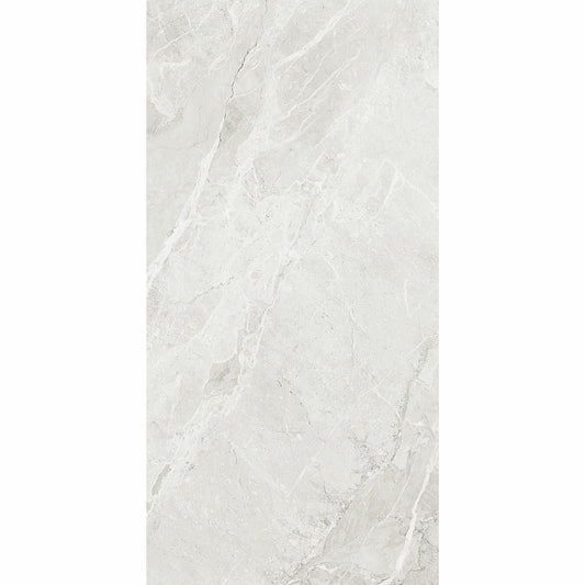 Makrana Breccia Blanco Polished Marble Effect Tile 300x600