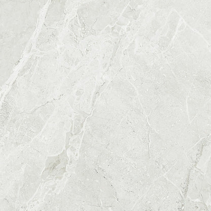 Makrana Breccia Blanco Polished Marble Effect Tile 600x600