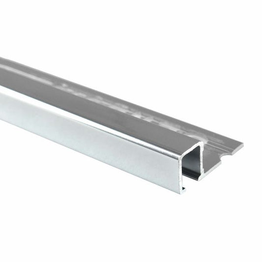 Alumimium Square Trim 10mm Bright Silver