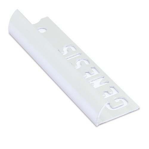 ALUMINIUM ROUND EDGE TRIM 12MM BRIGHT SILVER