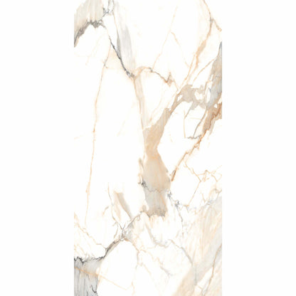 Makrana California Polished Marble Effect Tile 600x1200