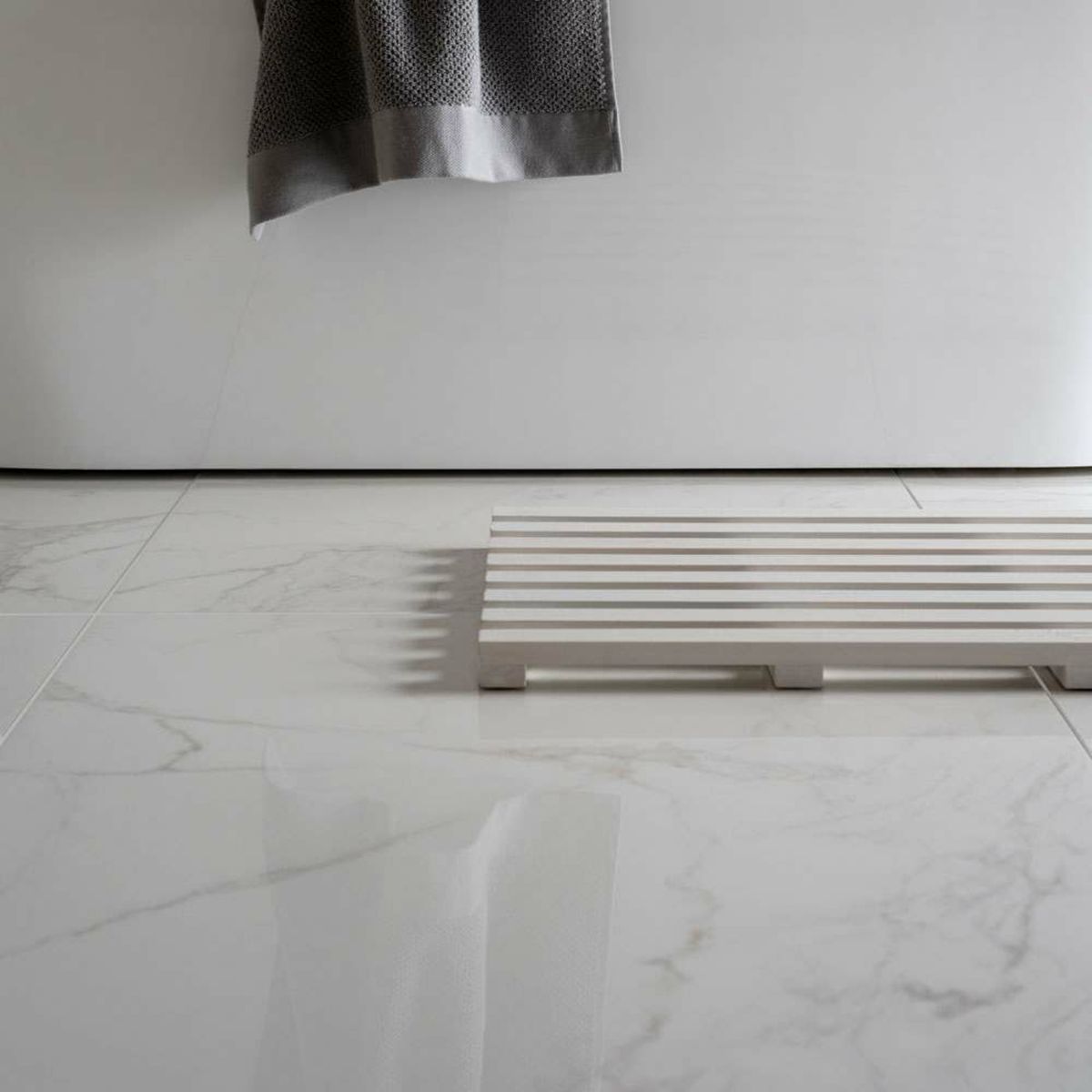 Sample - Palatina 60x120 Polished Marble Effect Tile