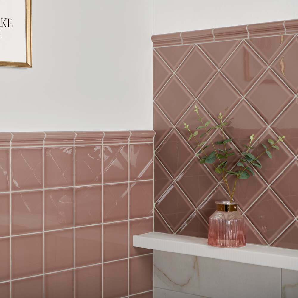 Sample - Modern Heritage Powder Room Bevelled Tiles